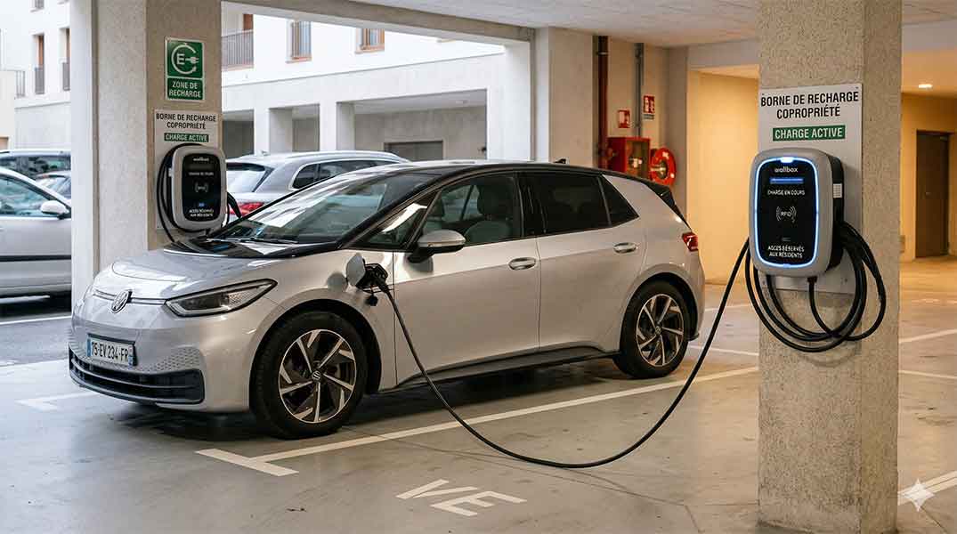 Installation borne de recharge électrique — réalisation 5